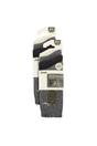 Black 6 Pack Bamboo Boot Cute Scalloped Top Socks, Image 2 of 3