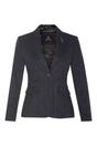 Navy Blue Infinity Leather Navy Blue Tweed 1920s Herringbone Navy Blazer, Image 1 of 6