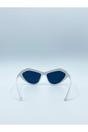 White Angular Sunglasses, Image 6 of 6