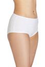 White Camille Lingerie White 2 Pack Floral Full Briefs, Image 5 of 5
