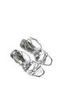 Silver 'Ottoline' Strappy Stiletto Heeled Sandals With Ankle Strap, Image 6 of 6