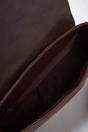 Brown Women's Mini Shoulder Bag with Belt Details, Image 3 of 4