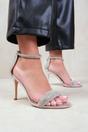 Silver Where's That From Silver 'Sabra' High Heel Sandals, Image 3 of 5
