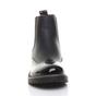 Black AJVANI Black Slip On Brogue Chelsea Ankle Boots, Image 6 of 6