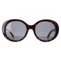 Brown Karen Millen Brown Oval Dark Tortoise Dark Grey KM5051, Image 1 of 4