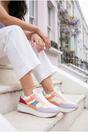 Pink iKrush Pink Amber Womens Chunky Platform Trainers, Image 1 of 3