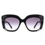 Black Ted Baker Black Cat Eye Solid Black Flowers Grey Gradient TB1675 Hattie, Image 1 of 4