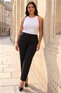 Charcoal Curve Straight Leg Trouser , Image 1 of 4