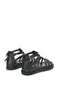Black XY LONDON Black 'Haden' Flatform Gladiator Sandals With Chunky Sole, Image 4 of 6