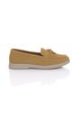 Camel AJVANI Camel Flat Slip On Smart Loafers, Image 2 of 4