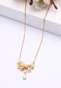 Gold Golden Bow Necklace, Image 2 of 5