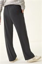 Grey Petite Cord Drawstring Trouser, Image 3 of 5