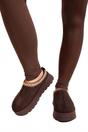 Brown iKrush Brown Jolene Aztec Detail Low Ankle Platform Slipper Boots, Image 6 of 8