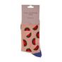 Pink Novelty Funny Fruit Socks, Image 5 of 5