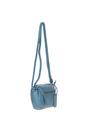 Blue 'Cork' Compact Leather Crossbody Bag, Image 3 of 5