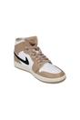 White Air Jordan 1 Mid Trainers, Image 5 of 6