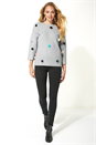 Light Grey Pom Pom Jumper, Image 2 of 5