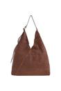 Brown 'Tocco di Lusso' Leather Brown Suede Bag, Image 1 of 3