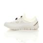 White AJVANI White Lace Up Memory Foam Trainers, Image 3 of 6