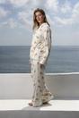 Biscuit Croissant Pointelle Pyjama Trouser Set, Image 2 of 6