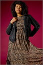 Natural  Curve Animal Print A-Line Stretch Dress, Image 9 of 9