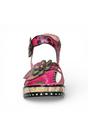 Pink Womens Floral Wedge Espadrille-BALLON-08, Image 4 of 7