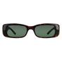 Brown Balenciaga Brown Rectangle Dark Havana Green BB0096S, Image 1 of 3