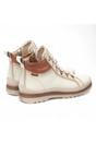 White Women’s Ankle Trainers Boots-W3W-8564, Image 4 of 8