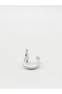 Silver Geometric Shape Ring in Silver, Image 2 of 3