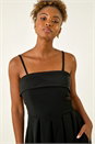 Black Bardot Premium Stretch Midi Dress, Image 4 of 5