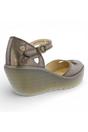 Brown Womens Contemporary Wedge Sandals -Yuna, Image 7 of 8