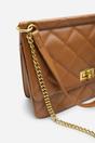 Tan Arisbeth Quilted Cross Body Shoulder Bag, Image 5 of 6