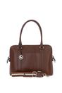 Tan 'Cuore di Cuoio' 3 Section Large Leather Handbag, Image 1 of 4