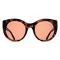 Brown DKNY Brown Round Mink Tortoise Brown DK517S, Image 1 of 3