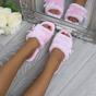 Pink AJVANI Pink Peep Toe Sandals Slippers, Image 5 of 6