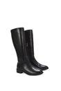 Black 'Lucia' Low Block Heel Knee High Riding Boots, Image 5 of 6