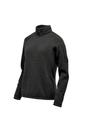 Black Avalante Heather Quarter Zip Fleece Top, Image 3 of 4