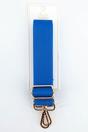 Blue Sarta Blue Plain Woven Wide Bag Strap, Image 4 of 4