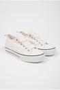 White iKrush White Saoirse Low Top Canvas Trainers, Image 2 of 8