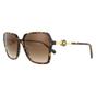 Brown Versace Brown Square Havana Brown Gradient Sunglasses, Image 2 of 4
