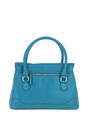 Turqouise Ashwood Leather Turqouise Premium Leather Shoulder Bag with Detachable Crossbody Strap, Image 3 of 4