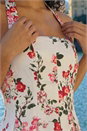 Ivory  Petite Floral Stretch Midi Dress, Image 5 of 6