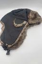 Black Tapper Hat with Faux Fur Lining, Image 4 of 4