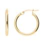 Gold Simple And Elegant Gold Plated Hoop Earrings, Image 1 of 1