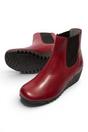 Burgundy Womens Leather heel Chelsea Boot-ORFU496, Image 5 of 5