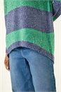 Green Stripe Soft Knit Jumper, Image 5 of 5