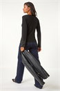 Black Hotfix Embellished Sleeve Knit Jumper, Image 3 of 5