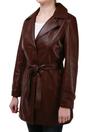 Brown 3/4 Length Tie Belt Trench Coat-Oldbury, Image 4 of 5