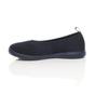 Navy Blue AJVANI Navy Blue Flat Comfort Slip On Trainers, Image 3 of 6