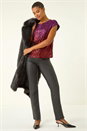 CERISE Ombre Sequin Top, Image 3 of 7